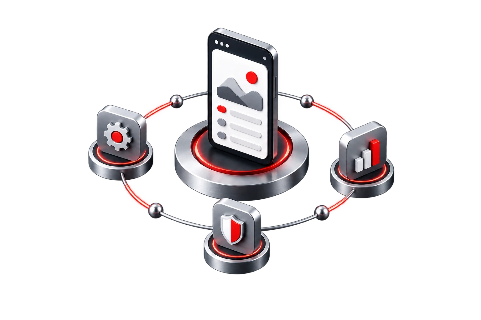 An essential application prototype with a focused set of feature modules